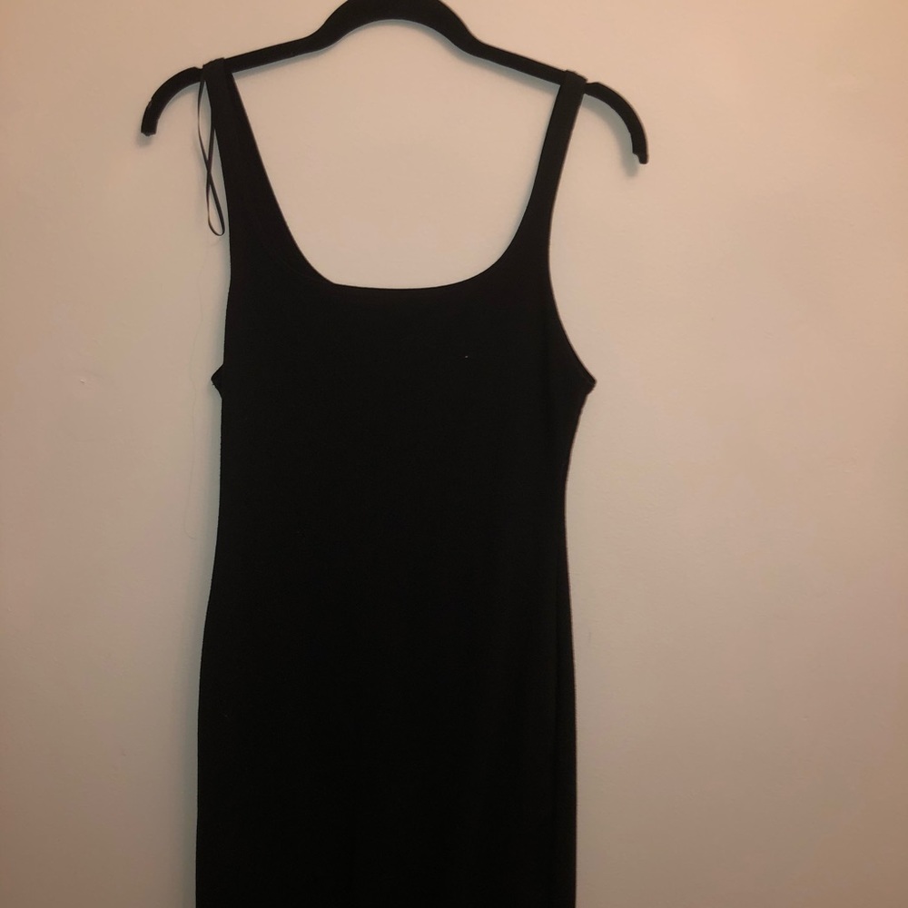 Black maxi dress